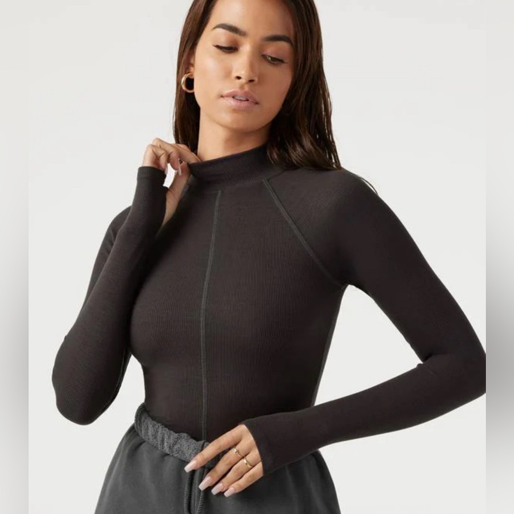 Joah Brown mock stitched turtleneck xs/s